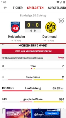 kicker android App screenshot 2