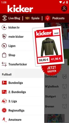 kicker android App screenshot 6